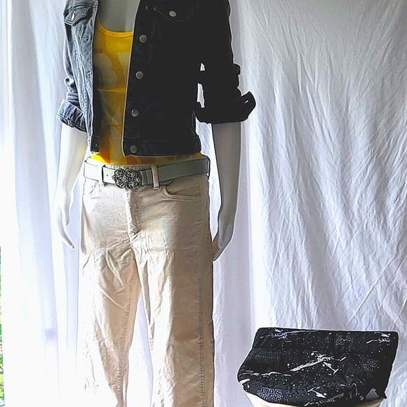 Calvin Klein Petite Gray Denim Jacket Size XS - Picture 9 of 12